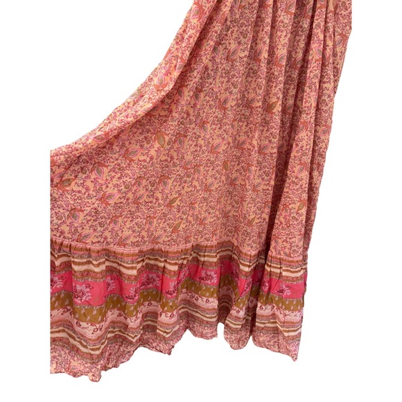 FREE PEOPLE Tangier Babydoll Tiered Sundress Maxi Dress, Size L NWT - Picture 5 of 12